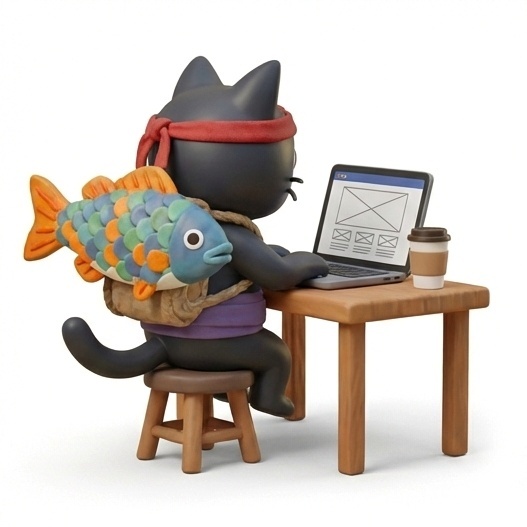 猫の手プラスのマスコットキャラクター